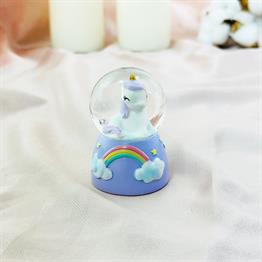 Mini Işıklı Unicorn Kar Küresi