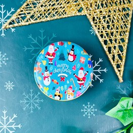 Merry Christmas Tin Box Candle Customizable