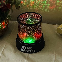 Müzikli Dönen StarMaster Gece Lambası