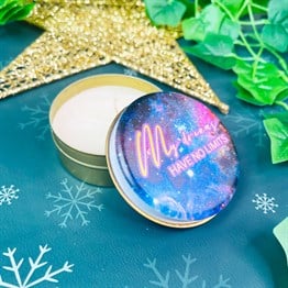 My Dream Have No Limits Tin Box Candle Customizable