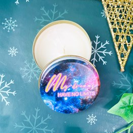 My Dream Have No Limits Tin Box Candle Customizable