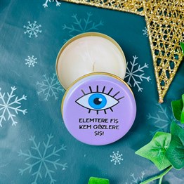 Nazar Göz Tin Box Candle Customizable