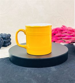  Sarı Renk Varil Kupa 350 Ml 