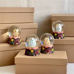 Owl Snow Globe
