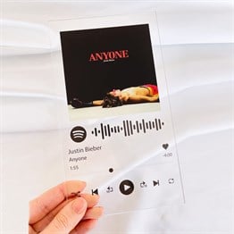 Spotify Frame Customized  - Justin Bieber / Anyone