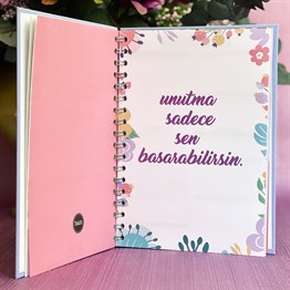  Tarot Gül Tasarımlı Konuşan Ajanda 