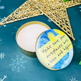 Van Gogh Tin Box Candle Customizable