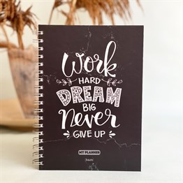 Work Hard Dream My Planner Specil Designed Timeless Planner