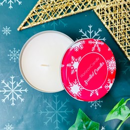 Tin Box Candle New Year