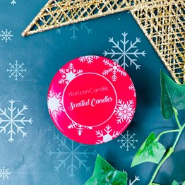 Tin Box Candle New Year