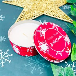 Tin Box Candle New Year