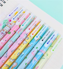 10lu Unicorn Ve Flamingo Tasarımlı Tükenmez Kalem