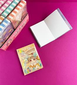 160 Sayfa 10,5x7,5 Cm Sulu Kapaklı Defter x24