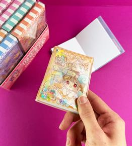 160 Sayfa 10,5x7,5 Cm Sulu Kapaklı Defter x24