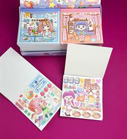 24 Sayfa 9,5x9,5 Cm Sticker Defter x30