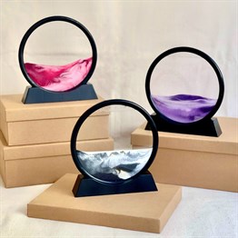 3D Hareketli Derin Deniz Manzaralı Kum Çerçeve