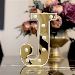 3D Led Letters J