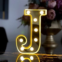 3D Led Letters J
