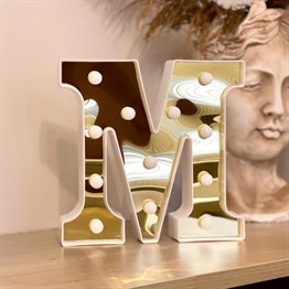 3D Led Letters M