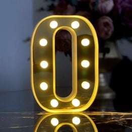 3D Led Letters O