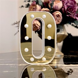 3D Led Letters O