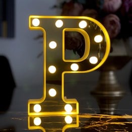 3D Led Letters P