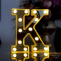 3D Led Letters K