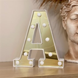 3D Led Letters A