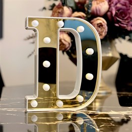 3D Led Letters D