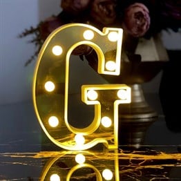 3D Led Letters G
