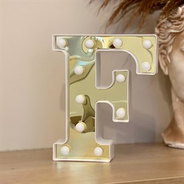 3D Led Letters F