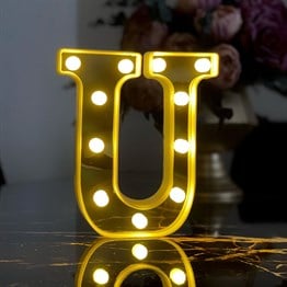 3D Led Letters U