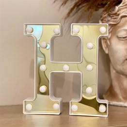 3D Led Letters H