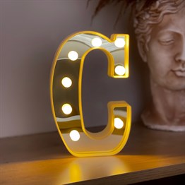 3D Led Letters C