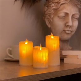 3 Pcs of Led Candles Set