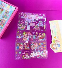 4 Adet 19x10 Cm Plastik Sticker x30