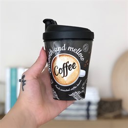 400 ML Kilitli Kupa Bardak Plastik