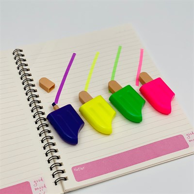 4 Pcs of Ice Cream Markers Set