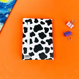 5 Dakka Dahi İnek Tasarımlı Sert Kapaklı Mini Defter