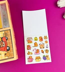 5 Sayfa Sticker Defter Capybara x40