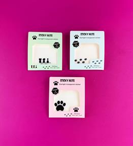 50 Yaprak Şeffaf Post-it Kedi x12