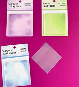 50 Yaprak Şeffaf Post-it x12