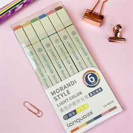 6 Pcs of Morandi Markers Set