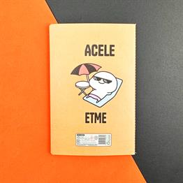 Acale Etme Tasarımlı Terzi Dikişli Defter