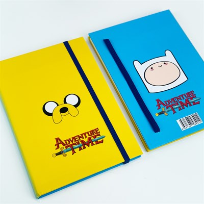 Adventure Time Tasarımlı Lastikli Defter