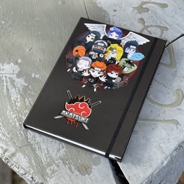 Akatsuki Tasarımlı Lastikli Defter