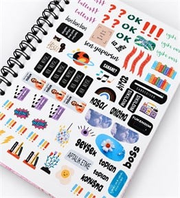 Altın Yaldızlı Fiyonk Tasarımlı Konuşan Ajanda