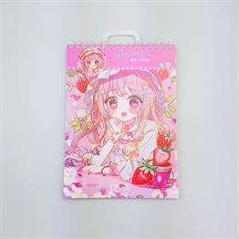 Anime Tasarımlı Sketchbook X 8