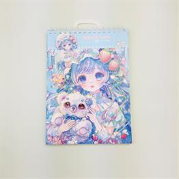 Anime Tasarımlı Sketchbook X 8