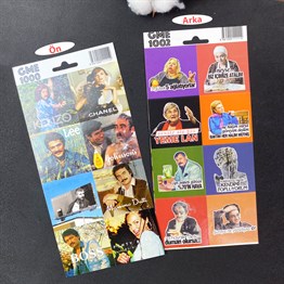 Arabesk Tasarımlı Sticker